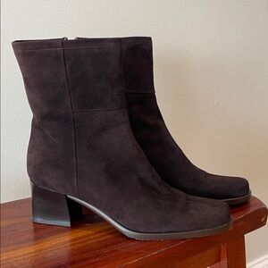 Bally Chocolate Brown Suede Boots